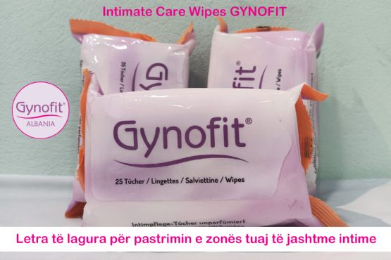 Letra të lagura Intimate Care Wipes GYNOFIT për pastrimin e zonës tuaj të jashtme intime, për një higjienë të përditshme femërore nga GYNOFIT ALBANIA